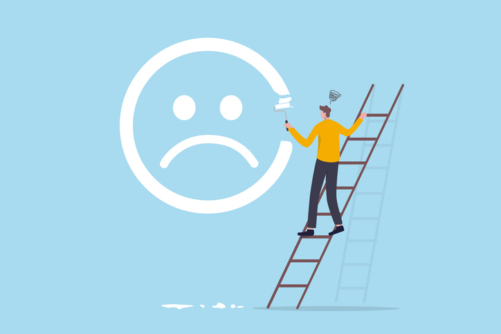 不安を表すイラスト