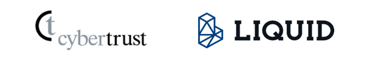 サイバートラストと株式会社 Liquid のロゴマーク