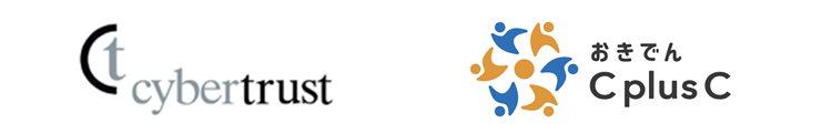  両社の会社ロゴ 